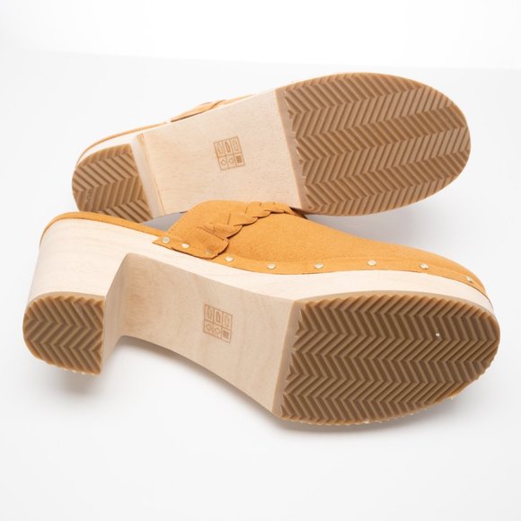 NEW J. CREW Clogs in Tan faux suede BJ249 $158 size 10 - Picture 10 of 13